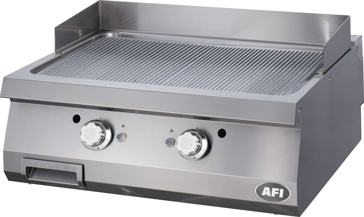 GRILLS GAZ À POSER • plaques doubles nervurées • Gamme AFI - série 900