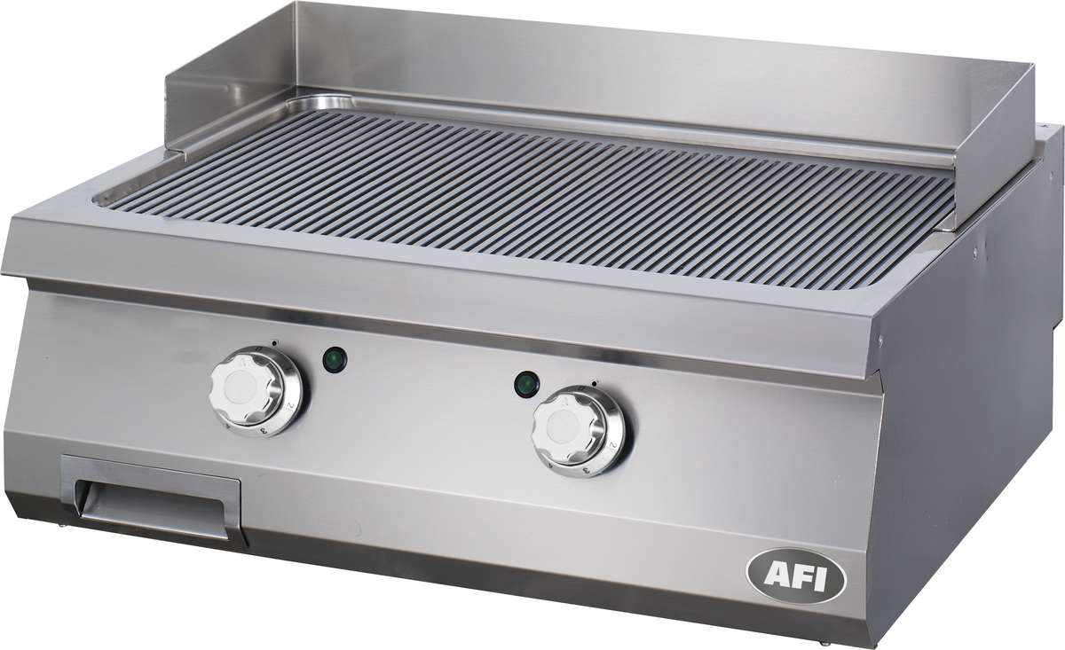 GRILLS ÉLECTRIQUES À POSER • plaques doubles nervurées • Gamme AFI - série 900