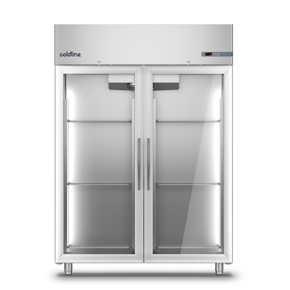 ARMOIRE 1400 L POSITIVE GN 2/1 VITRÉES 2 PORTES