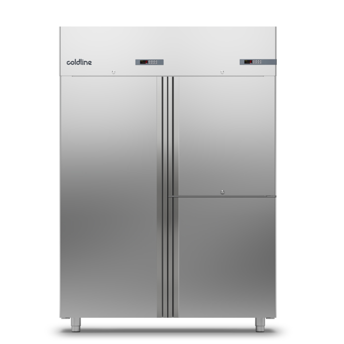 ARMOIRE 1400 L DOUBLE TEMPERATURE - 1 PORTE + 2 PORTILLONS