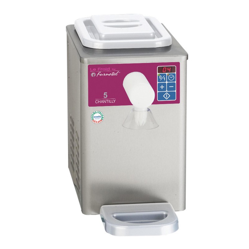MACHINE À CHANTILLY - 5 L - COMMANDES ÉLECTRONIQUES
