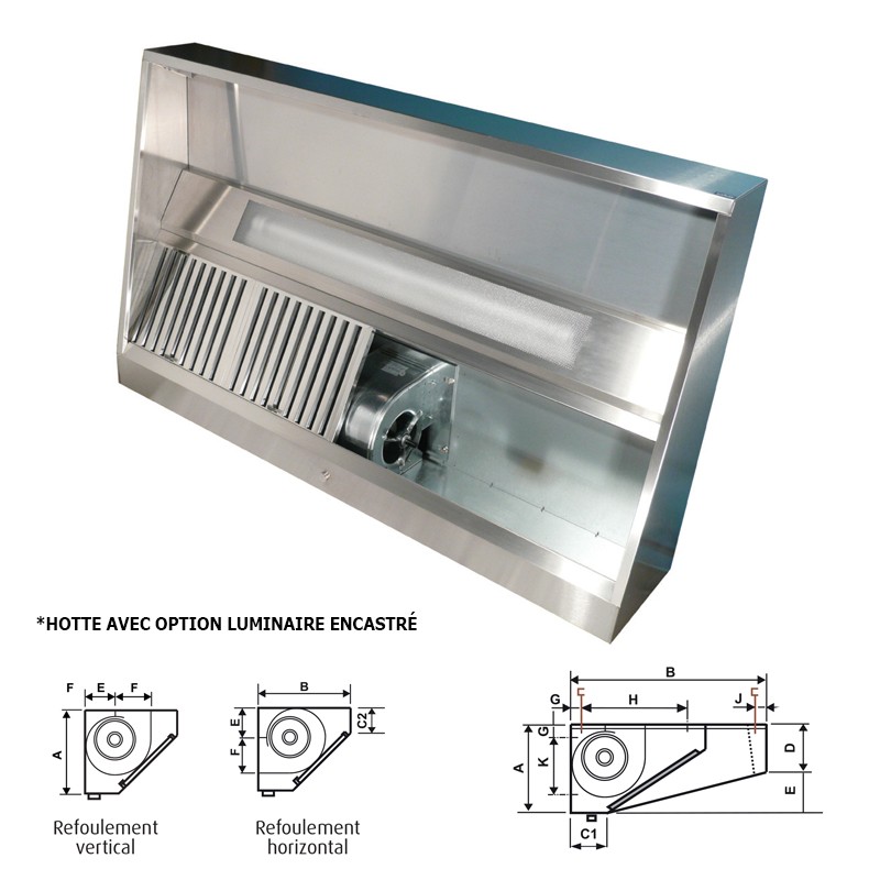 HOTTE DYNAMIQUE - HAUTEUR 400 MM