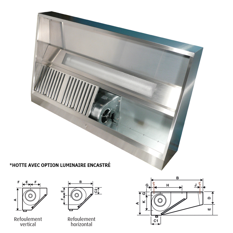 HOTTE DYNAMIQUE - HAUTEUR 400 MM