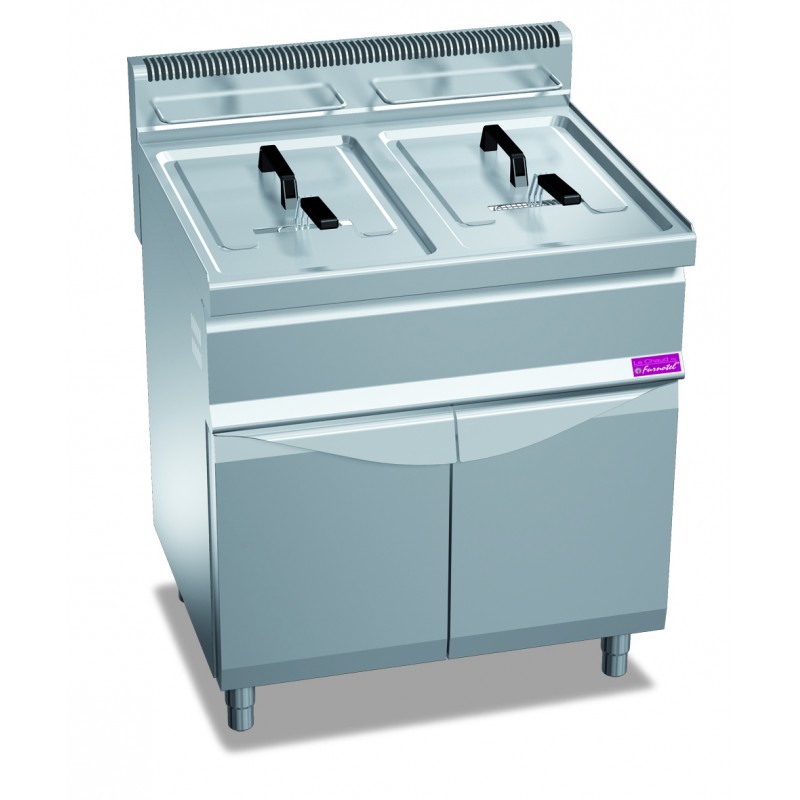 FRITEUSE GAZ 2X20 L SUR COFFRE