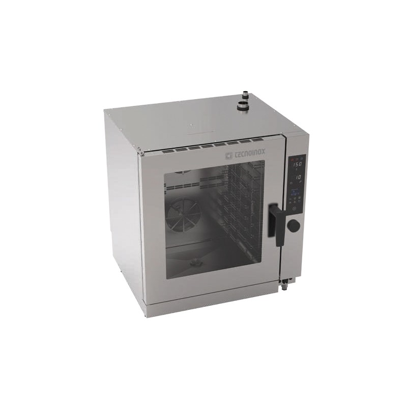 FOUR MIXTE INJECTION DIRECTE GAZ 6 NIVEAUX GN1/1 OU 600X400 MONPHASE DIGITALE