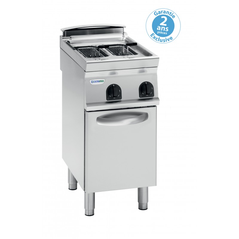 FRITEUSE GAZ 2 x 8  L - SUR COFFRE - TUYERES TRAVERSANTES