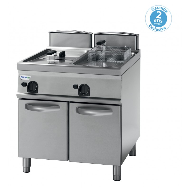 FRITEUSE SUR COFFRE GAZ - 2 X 17 L - TUYÈRES