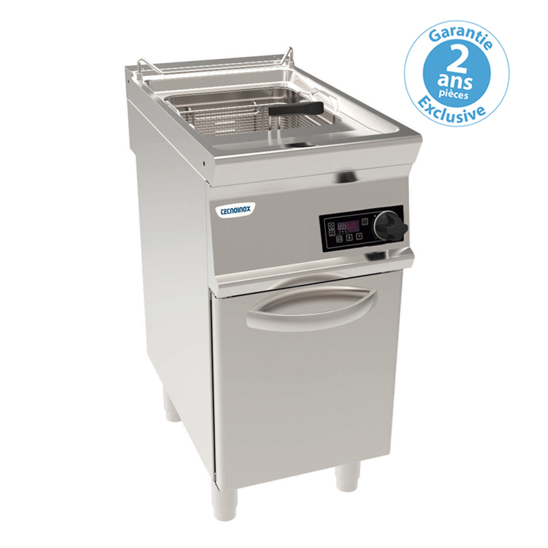 FRITEUSE ÉLECTRIQUE SUR COFFRE COMMANDES ELECTRONIQUES 17 LITRES