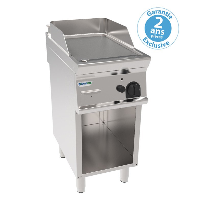 ÉLEMENT MONOBLOC  PLAQUE À SNACKER RAINURÉE - SUR PLACARD OUVERT - SIMPLE - COMMANDES MÉCANIQUES