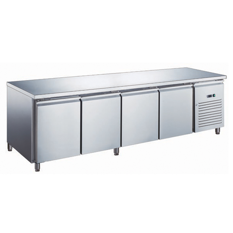 TABLE RÉFRIGÉRÉE GN 1/1 NÉGATIVE PROF 700 - 4 PORTES