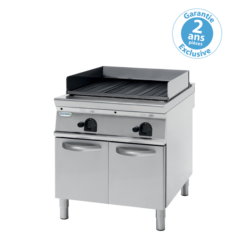 GRILLADE CHARCOAL DOUBLE SUR PLACARD FERMÉ