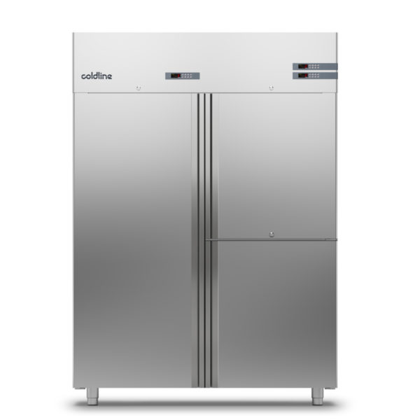 ARMOIRE 1400 L NEGATIVE GN 2/1- 2 PORTILLONS