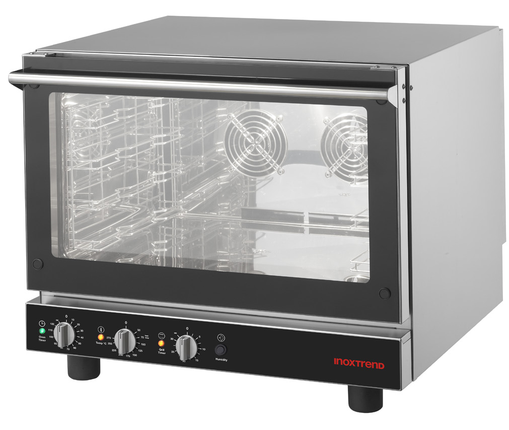 FOURS À AIR PULSÉ AVEC HUMIDIFICATEUR - 4 NIVEAUX 600X400 - GN 1/1