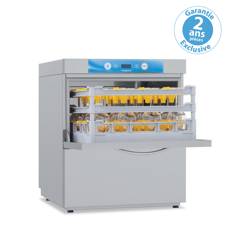 LAVE VERRES NIAGARA 500 X 500 AVEC POMPE DE VIDANGE