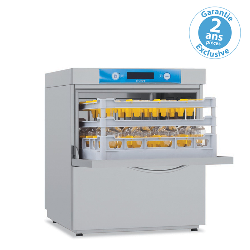 LAVE VERRES RIVER 500 X 500 AVEC ADOUCISSEUR EN CONTINU