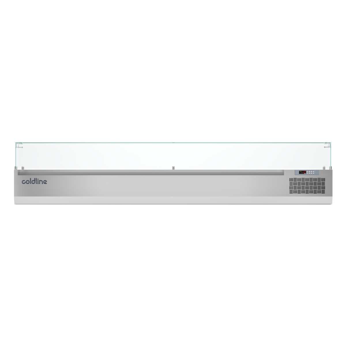 VITRINE HORIZONTALE GN1/4 - PROF. 320 MM - AVEC VITRAGE