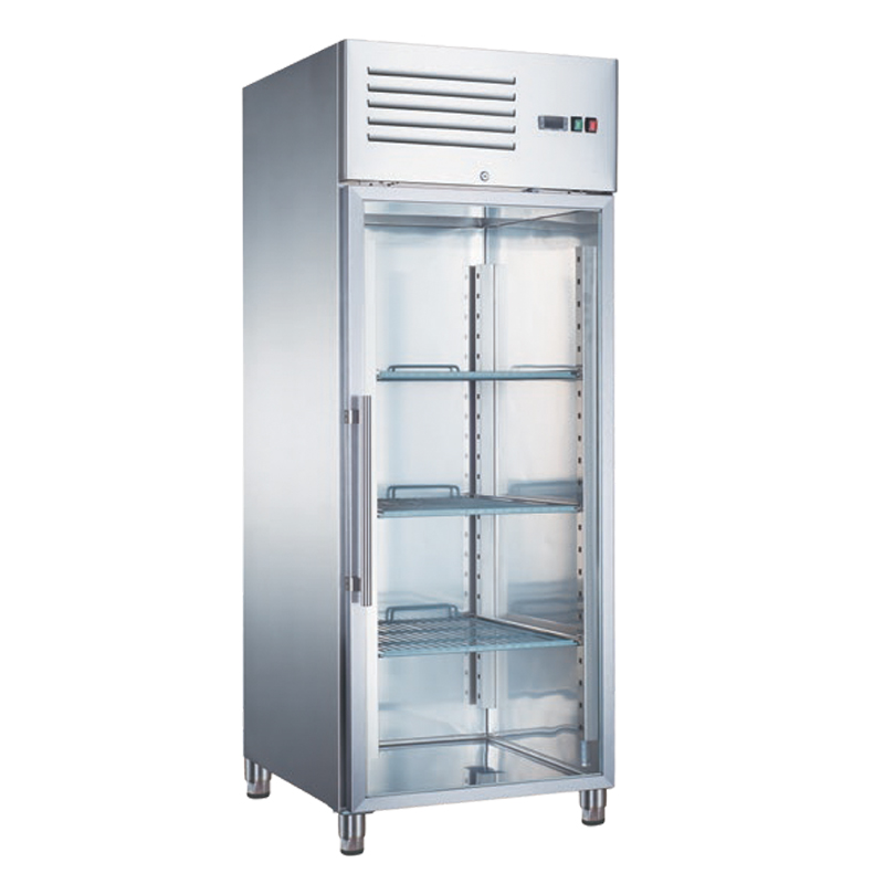ARMOIRE POSITIVE GN 2/1 650 L VITRÉE