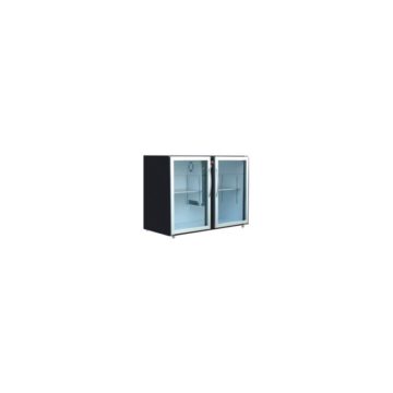 ARRIÈRE BAR SKINPLATE 2 PORTES VITRÉES MOYENNES