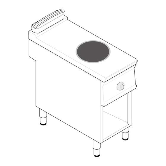WOK INDUCTION SUR PLACARD OUVERT